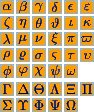 Greek Letters Panel